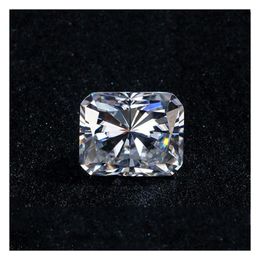 Loose Diamonds E-F Color High Grade Very Excellent Brilliant Cut Rec 3X1.5-4X2Mm Great Fire Moissanite Gemstone Synthetic Di Dhgarden Dhlfa