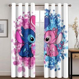 Curtain Cute Cartoon Curtains For Bedroom Living Room Window Treatment Kitchen Blind Drapes Kids Home Decor