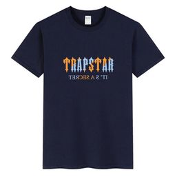 Trapstar London Designer T-shirt Summer 3D printing tee Men's Women's Clothing Sports Fitness Polyester Spandex Breathab264G