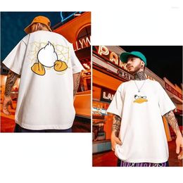Men's T Shirts Summer Funny Shirt Men Fashion Cotton Print Tee Anime Cartoon Hip Hop Tees Oversized Streetwear Unisex T-shirts Clothes