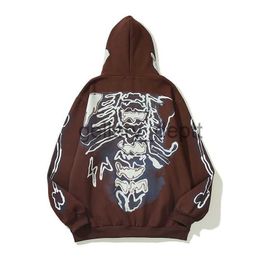 Mens Hoodies Sweatshirts SSS Mens Hoodies Halloween Hip Hop Retro skeleton Men Streetwear Letter Hoodie Man Womens Hooded Skateboards Hoody High Street Pullover Sw