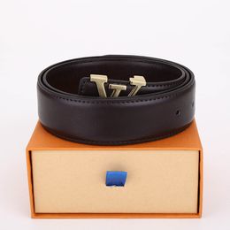 311 Men Belt Fashion Women Designer Belts Smooth Big Buckle Real Leather Classical Strap Ceinture 3.8cm Width with Box Packing s