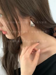 Hoop Earrings Foreign INS Big Bean Sunflower Euni Han Dai's Comma 92 Pin Very E18-1