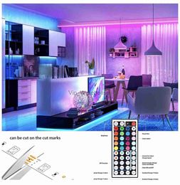 LED Strips Hot selling LED Strip Lights RGB 16.4Ft/5M SMD 5050 DC12V Flexible led strips lights 50LED/meter 16Different Static Colours HKD230912