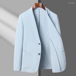 Men's Suits Boutique Fashion Large Size Gentleman British Style Casual Small Shirt Sunscreen Trend Slim Korean Version Host Blazer