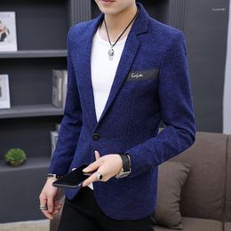 Men's Suits Boutique High-end Autumn And Winter Handsome Suit Casual Fashion Business British Trend Slim Gentleman Single West Coat