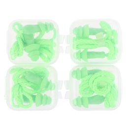 wholesale 12PCS Silicone Ear Plug Noise Reduction Sleep Anti Cancelling Sound Insulation Earplug Protection Sleeping Reusable Ear Plugs LL LL