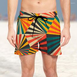 Men's Shorts 3D Summer Hip-hop Style Wild Flowers Patchwork Pattern Comfortable And Fashionable Beach Set 2023