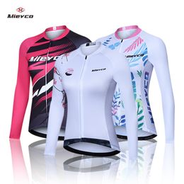 Cycling Shirts Tops Summer Jersey For Women Outfits Spring and Autumn Breathable LongSleeved Bicycle Road Bike Clothing Equipment 230911