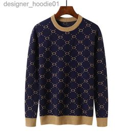 Mens Sweaters Designers Sweaters Mens high quality Pullover Hoodie Long Sleeve Sweater Sweatshirt Embroidery Knitwear letter Womens luxury Clothing Winter L2309