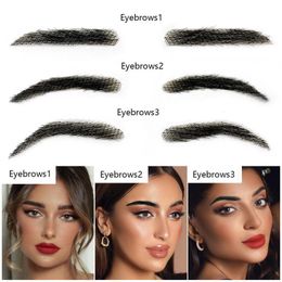 Eyebrow Enhancers Fake Eyebrowa Handmade Real Hair False Eyebrows Natural And Long Lasting Fake Eyebrows Easy To Use False Eyebrows For Women 230912