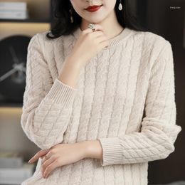 Women's Sweaters Round Neck Sweater Comfortable To Wear Soft And Skin-friendly Warm From The Cold Elegant.