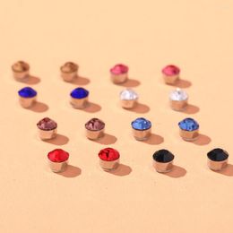 Stud Earrings Magnetic Ear Studs Without Pierced Clips Ins Tide Niche Unisex Jewelry Diamond Fashion Luxury Color Shiny Wedding