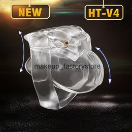 Massage The New Listing HT V4 Male Chastity-Device Cock-Cage Ring BDSM Penis Cage Male Chastity Belt Cock-rings Sex Toys For Men V262u