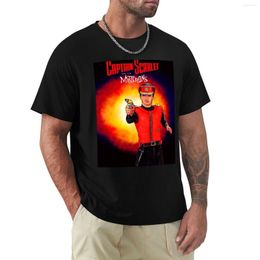 Men's Polos Captain Scarlet Fan Art Piece. T-Shirt Plus Size T Shirts Quick Drying For A Boy Mens Graphic T-shirts