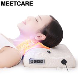 Relaxation Massage Pillow Car And Home Electric Massager Shoulder Neck Infrared Heating Massage Relaxation Body Massageador252w