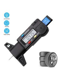 Digital Car Tyre Tyre Tread Depth Gauge Metre Auto Tyre Wear Detection Measuring Tool Calliper Thickness Gauges Monitoring System