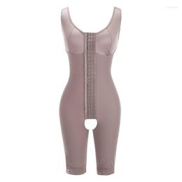 Women's Shapers Full Body Shaper Slimming Bodysuit Vest High Compression Waist Thigh Trainer Corset Shapewear With Buckle & Hooks