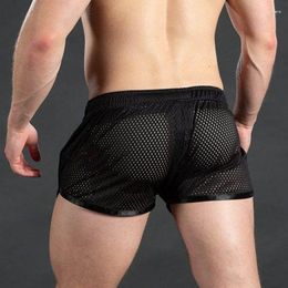 Men's Shorts Single-layer Thin Sports Hole Quick Drying Breathable Sexy Beach Fitness Training Casual