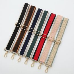 O bag DIY Bag Strap for Women Shoulder Hanger Coloured Belt Accessories Adjustable Solid Colour Handbag Chain Decora 220808271S