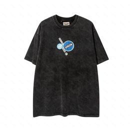 Galleries DEPT Harajuku 23SS Spring Vintage TOM GREEN Washed Letters Printed Logo T Shirt Loose Oversized Hip Hop Unisex Short Sleeve Tees 03