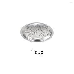 Take Out Containers Replacement Parts For Moka Pot Stainless Steel Gasket Filter Plate Reusable Metal Espresso Coffee Basket Maker