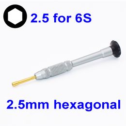 2.5 mm Hexagon Hex Socket Screwdriver for iPhone 6S Logic Board Motherboard Hex Screw Open Repair Tools 200pcs/lot