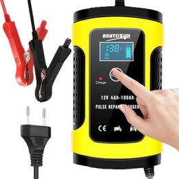 Hand Tools Universal 6A 12V Intelligent Smart Motorcycle Car Pulse Repair Chargers Wet Dry Lead Acid Battery 12303162