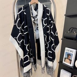 Designers Letter G Scarves Cashmere Men Womens Thermal Shawl Classic Tassels Winter Thick Long Scarfs Double Side Different Colors 65*180cm