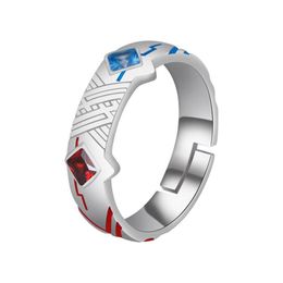 Cluster Rings Darling In The Franxx 02 Ring Silver Open Halloween Cosplay Jewellery Anime Fandom Gift200v