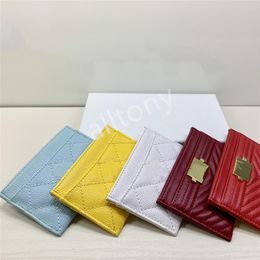 Designer Genuine Leather women Men Card Holders Fashion Short Luxury Multiple Mini Wallet Key Coin Card Holder2534