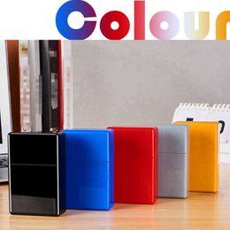 New Style Cool Smoking Colourful Cigarette Cases Storage Box Exclusive Housing Opening Flip Cover Dry Herb Tobacco Moistureproof Acrylic Stash Case Container DHL