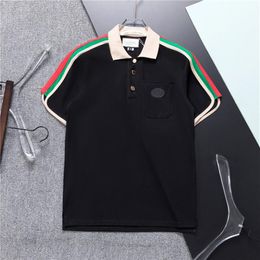 designer t shirts Men Polos modern trend Luxury goods With short sleeves breathable outdoor movement high quality Polo Men Shirt m256G