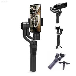 Selfie Monopods Dropshipping Selfie Monopods Axis Handheld smart face tracking F6 f8 Stabiliser Selfie Stick anti-shake video balance bracket L230912