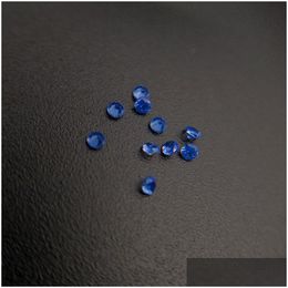 Loose Diamonds 225/3 Good Quality High Temperature Resistance Nano Gems Facet Round 0.8-2.2Mm Medium Violet Sapphire Synthet Dhgarden Dhfjy