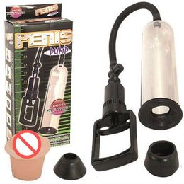 Penis Pump Enlargement Vacuum Pump Penis Extender Man Sex Toys Enlarger Extension Adult breast pussy exhaust toolsZ3HO