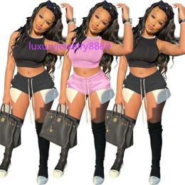 Summer Shorts Tracksuits Designer Women Two Piece Outfits T Shirt Top Pants Sets Ladies Sweatsuits Hot Clothes