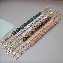 Bag Parts & Accessories Acrylic Shoulder Strap Chic Resin Chain For DIY Handbag Handles Detachable Crossbody Straps247Z