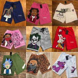 Men's Shorts Summer Designer Mens Shorts Drawstring Pants Cartoon Printed Sweatpants Trend New Cotton Capris Casual Plus Size ClothingL230912