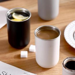 Tumblers Beer Mug Stainless Steel Northern Europe Ins Coffee Tea Wine Milk Portable Travel Office Water Cup Kitchen Drinkware 300ml