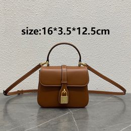 Women's Fashion Bags European fashion brands Genuine Leather Mini Crossbody Organ Bag