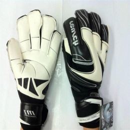 Fashion -2016 New Professional Sports Gloves Keeper Size 8 9 10 Thickened Latex Soccer Football Goalkeeper Gloves Ship243T