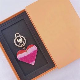 Women Keychain heart Key ring Cute PU Chain Bag Charm Boutique Car Holder Design KeyRing Accessories 13 colors317w