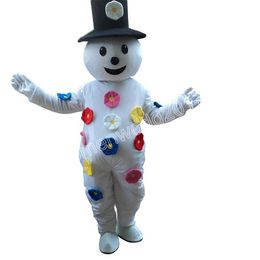 Cute Snowman Mascot Costumes Party Novel Animals Fancy Dress Anime Character Carnival Halloween