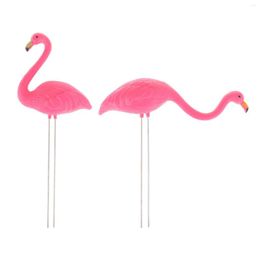 Garden Decorations Flamingo Stake Statue Figurines Yard Ornament Outdoor Lawn For Festival Indoor