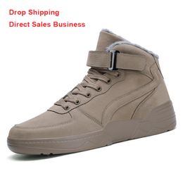 Dress Shoes Men Winter Snow Boots Waterproof Leather Sneakers Super Warm High Quality Male Casual Direct Delivery 230912