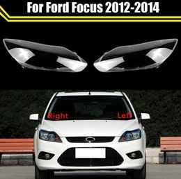 Plexiglass Cover Front Headlamps Transparent Lampshades Lamp Masks Headlight Shell Glass Lens Case For Ford Focus 2012-2014