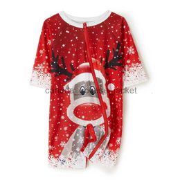 Womens Sleep Lounge Womens Sleepwear Family Christmas Pajamas Matching Set Xmas Deer Print Pijamas Mother Daughter Father Son Outfit Look Homewear Suit 221208L230