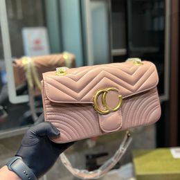Guucci Designer Guuui Pink Bag Designer G Crossbody Bag Designer Guxci Shoulder Bags Leather Office Travel Gold Chain Sling Bags Brand Name Bags Cheap Branded Bags Mi