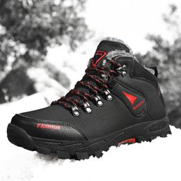 Dress Shoes 3947 Men's Outdoor Hightop Wearresistant Nonslip Hiking Large Size Snow Boots 230912